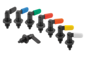 Cam-action indexing plungers Cam-action indexing plungers