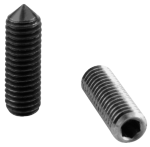 Grub screw with hexagon socket and pointed end DIN EN ISO 4027 Grub screw with hexagon socket and pointed end DIN EN ISO 4027