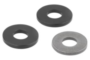 Heavy-duty washers in steel or aluminium DIN 6340 Heavy-duty washers in steel or aluminium DIN 6340