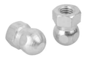 Swivel feet ball joints with internal thread