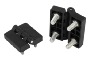 Hinges plastic with fastening screws