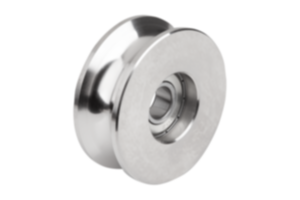 Guide rollers, steel, concave Guide rollers, steel, concave