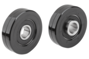 Guide rollers, plastic, cylindrical without pins Guide rollers, plastic, cylindrical without pins