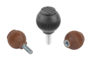 Spherical knobs biopolymer