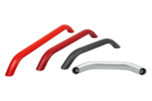 Tubular handles, round aluminium