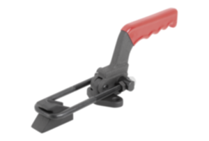 Toggle clamps latch horizontal heavy-duty with catch plate