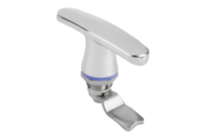 Quarter-turn locks, stainless steel with T-grip in Hygienic DESIGN