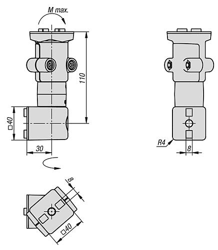 Connection friction joints, 40/40 type I